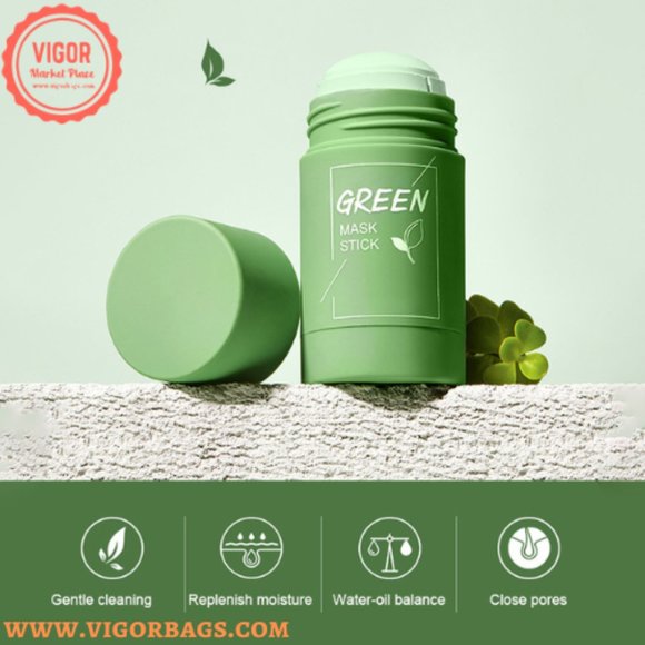 Clay Mask Stick Anti-Acne Deep Cleansing Pores Dirt Moisturizing Hydrating White - Picture 8 of 11